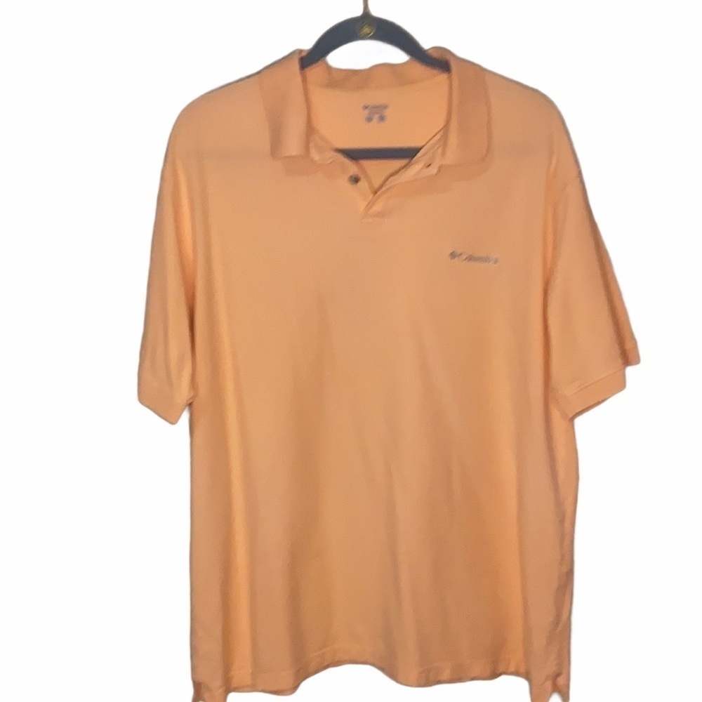 Columbia Peach Short Sleeve Polo